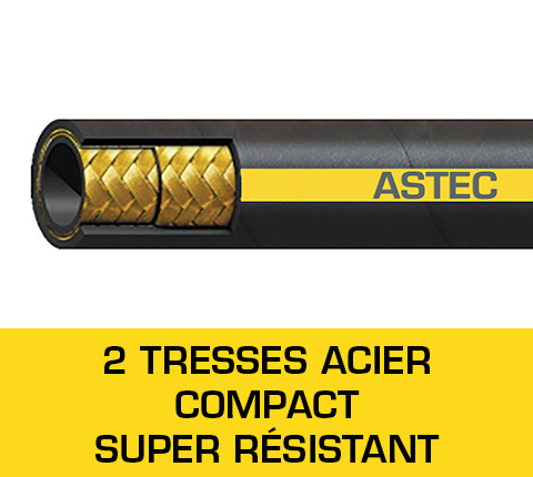 Astec Flexibles Flexible Hydrauliques Hydraulique Sertissage Top-qualité France Tuyaux Textile Thermoplastique Tresse Nappe Acier