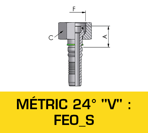 Astec Flexibles Flexible Hydrauliques Hydraulique Sertissage Top-qualité Embouts Embout Gamme V